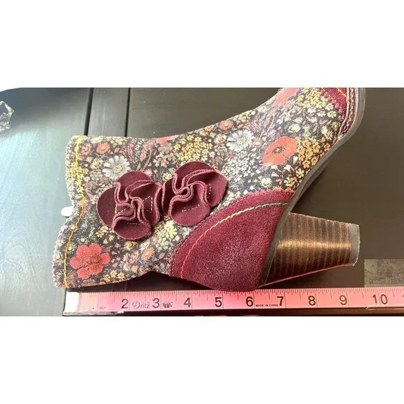 L' Atiste Simonetta Vintage Insired Sued Ankle Boots EU 37 - Picture 15 of 16